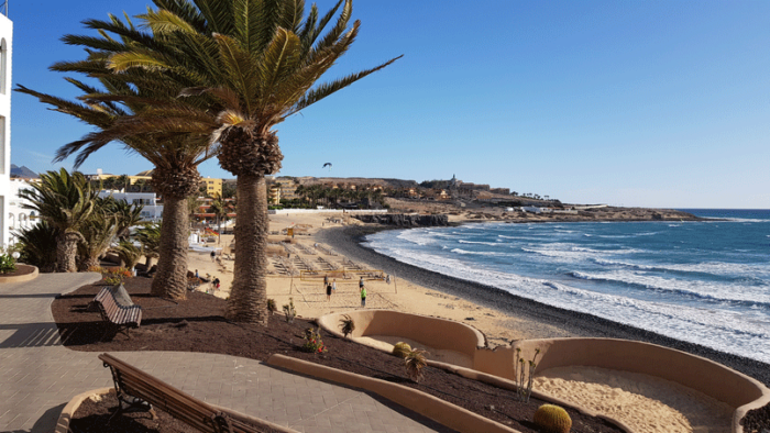 Strand vor dem Sotavento Beach Club