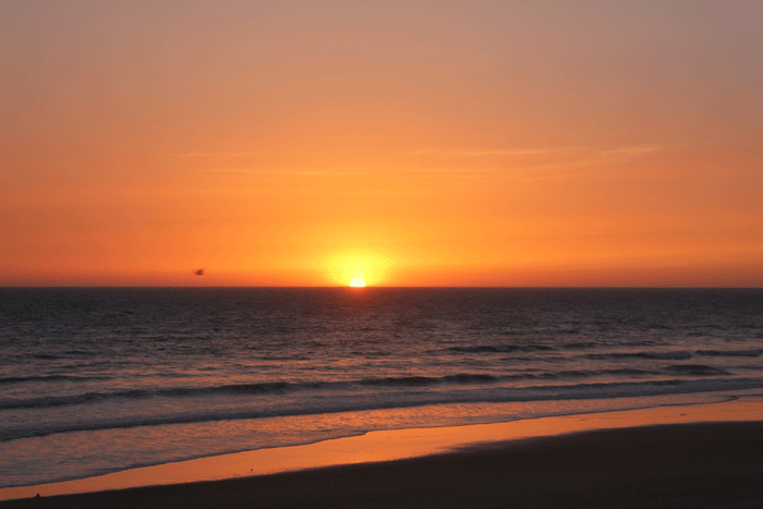 Sonnenuntergang vor dem Aldiana Andalusien