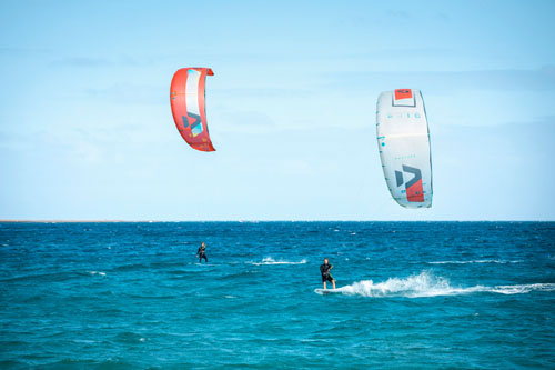Kite-Surfing bei Robinson
