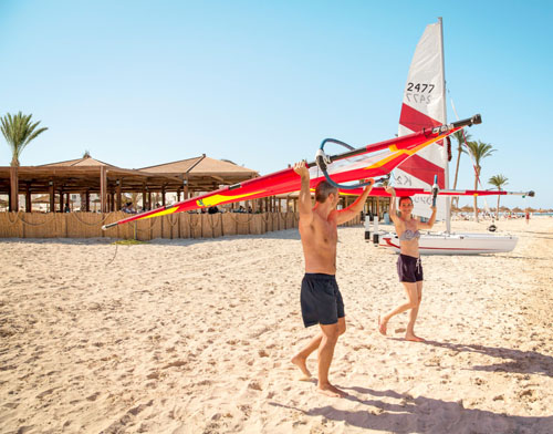 Windsurfen Strand