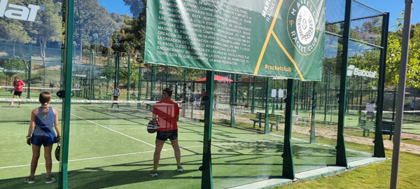 Paddle Tennis Anlage im Club Med